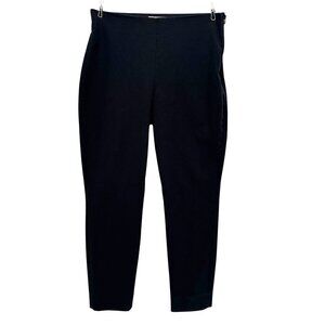 Everlane Womens 10 Pants The Curvy Side Zip Stretch Cotton Pant Black Skinny